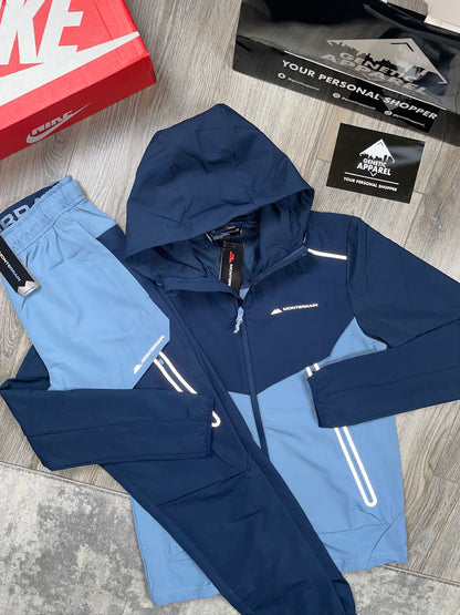 Monterrain Woven Tracksuit - ‘Blue / Navy ‘
