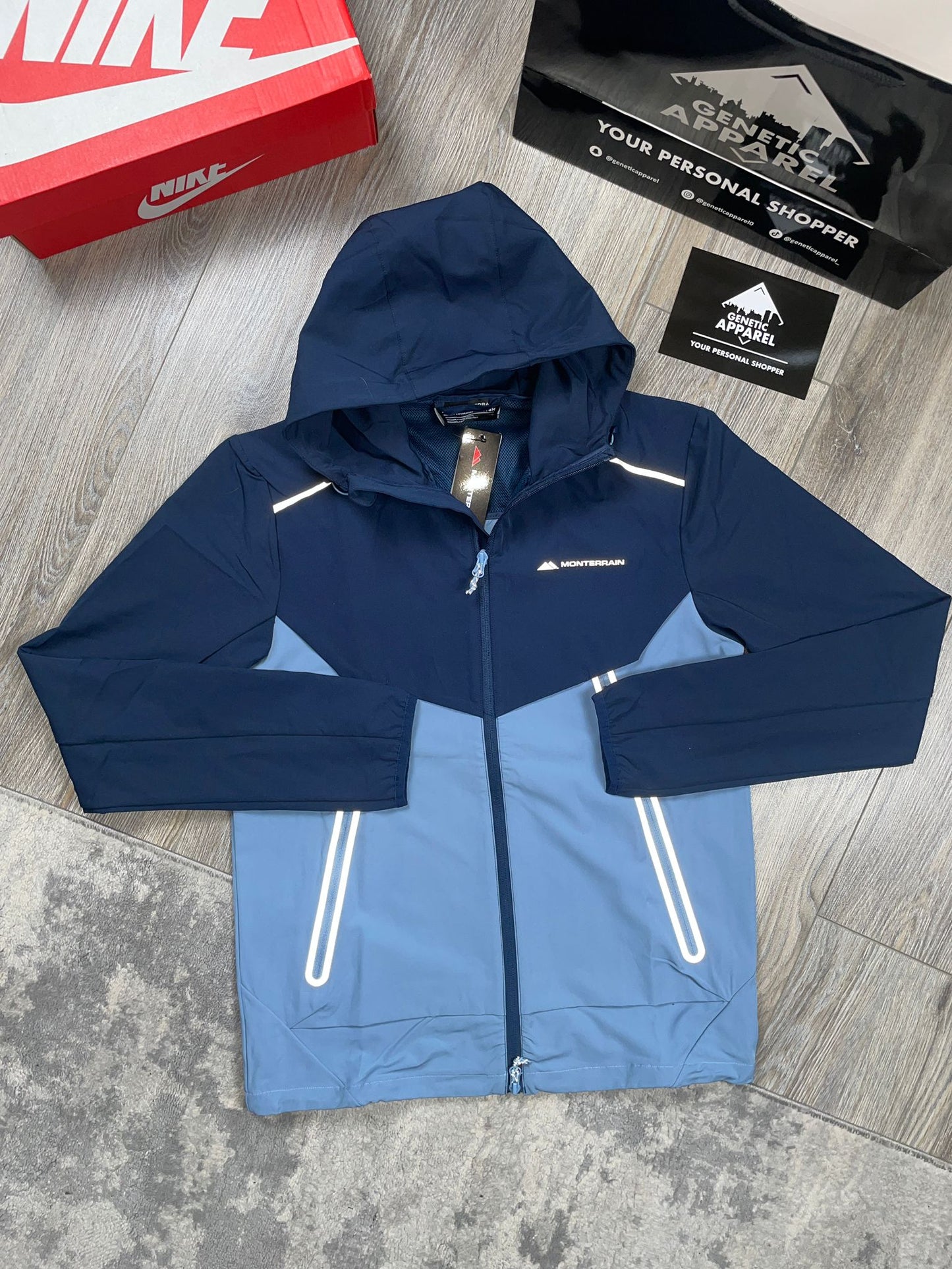 Monterrain Woven Tracksuit - ‘Blue / Navy ‘