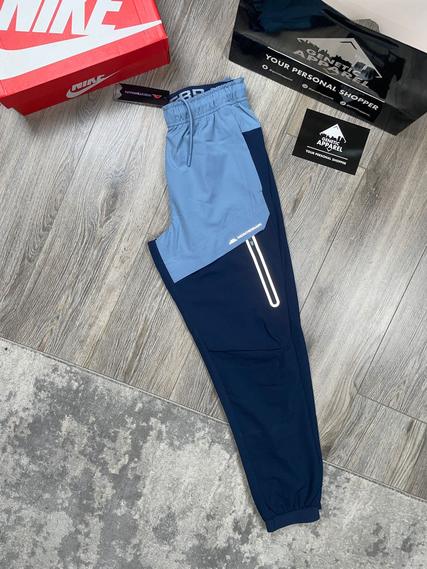 Monterrain Woven Tracksuit - ‘Blue / Navy ‘