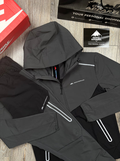 Monterrain Woven Tracksuit - ‘Grey/Black’