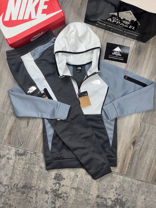 North Face Tech Tracksuit - ‘White/Slate Grey’
