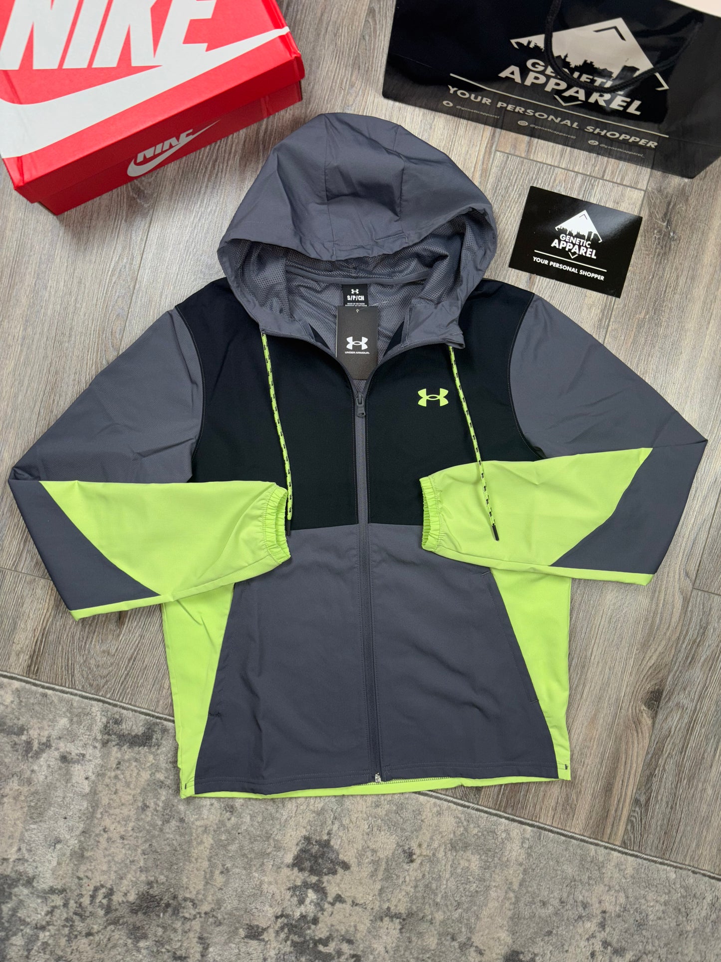 Under Armour Windbreaker Tracksuit - ‘Volt/Grey’
