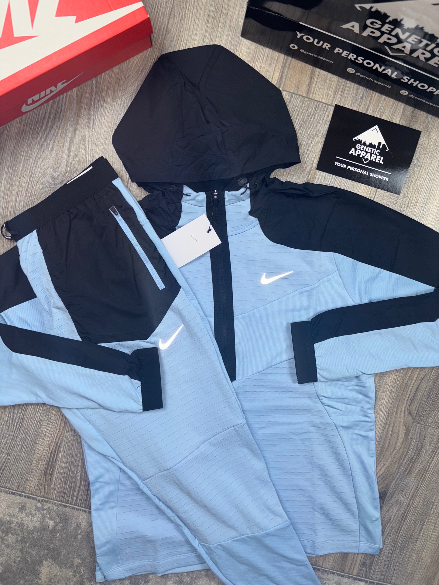 Nike Therma Half-Zip Tracksuit - ‘Baby Blue’