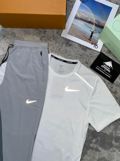 Nike White Miler X Grey Phenom Pants